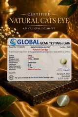 Cat's Eye (Lehsuniya) 4.59 Ct