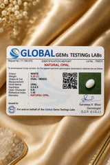 White Opal 9.20 Ct