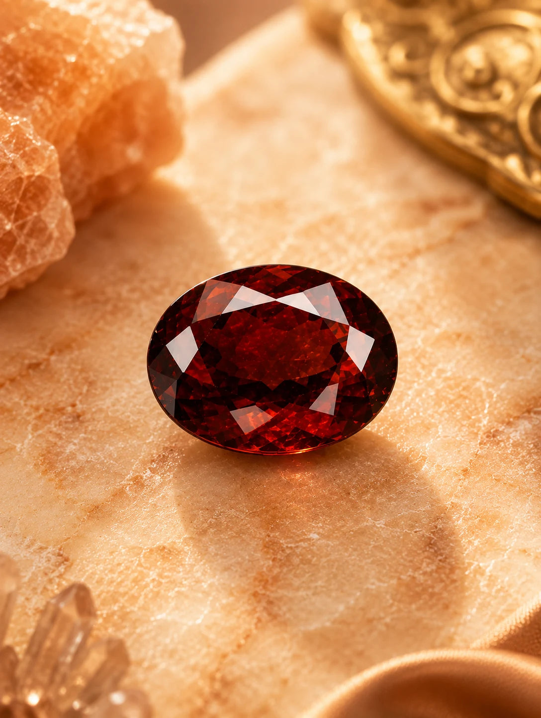 Hessonite (Gomed) 7.10 Ct