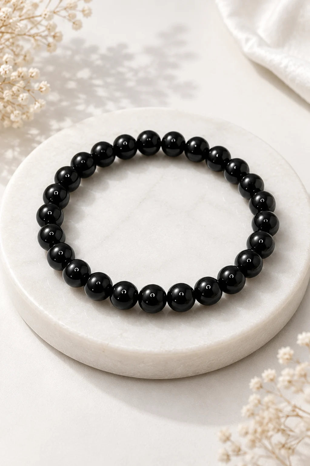 Black Matte Bracelet 8mm