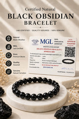 Black Matte Bracelet 8mm
