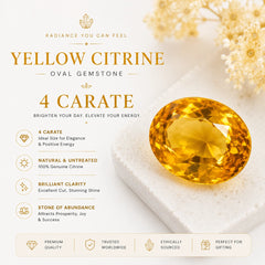 Citrine 4 Carat