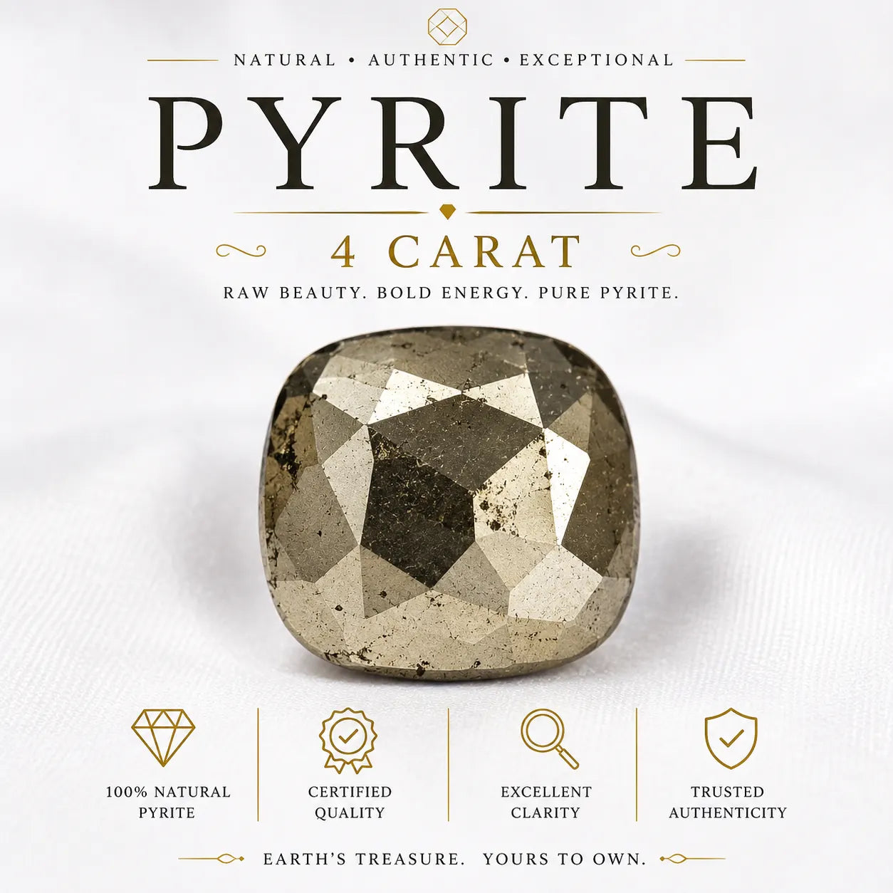 Pyrite 4 Carat