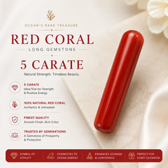 Red Coral Long 5 Carat
