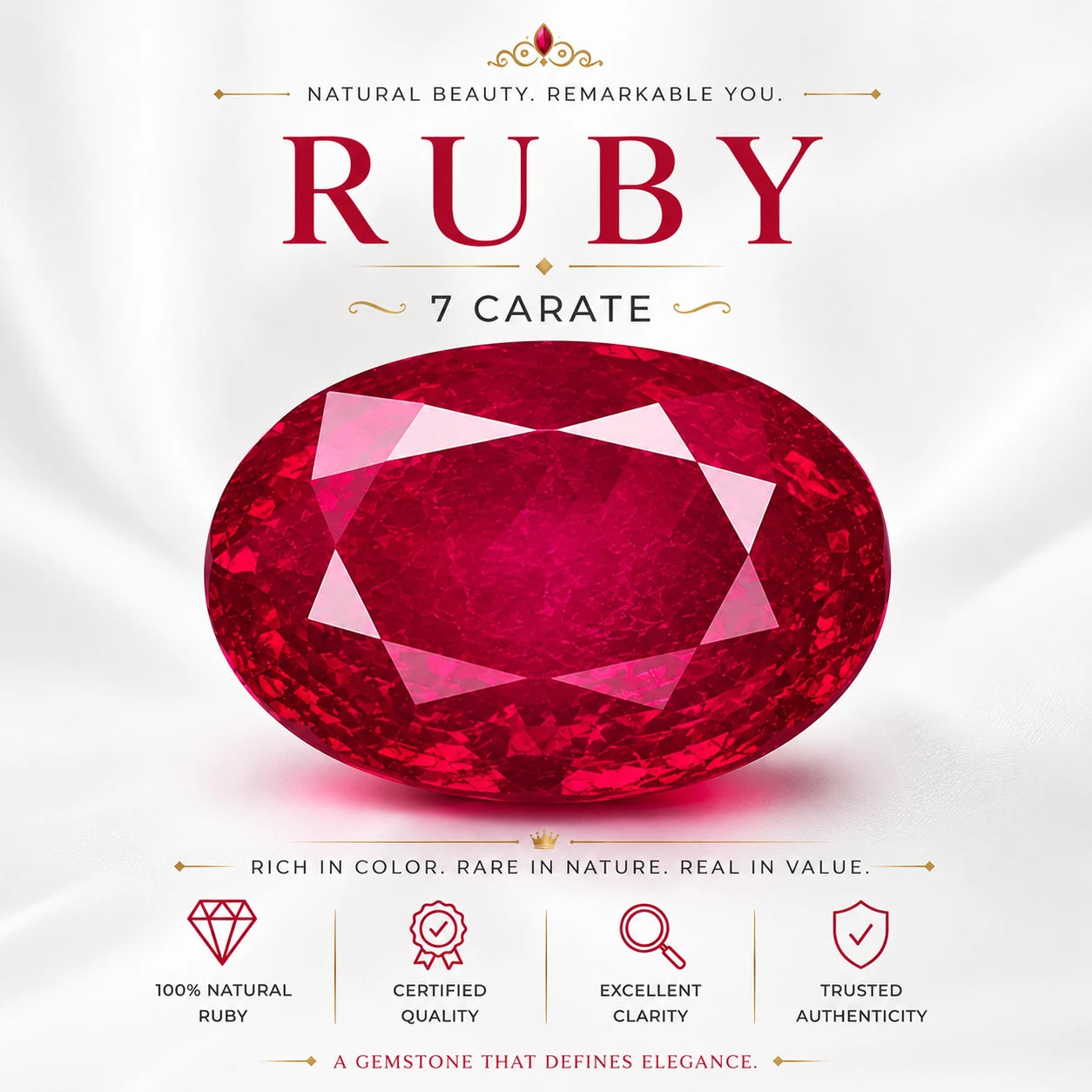 Ruby 7 Carat