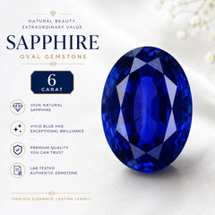 Blue Sapphire 6 Carat