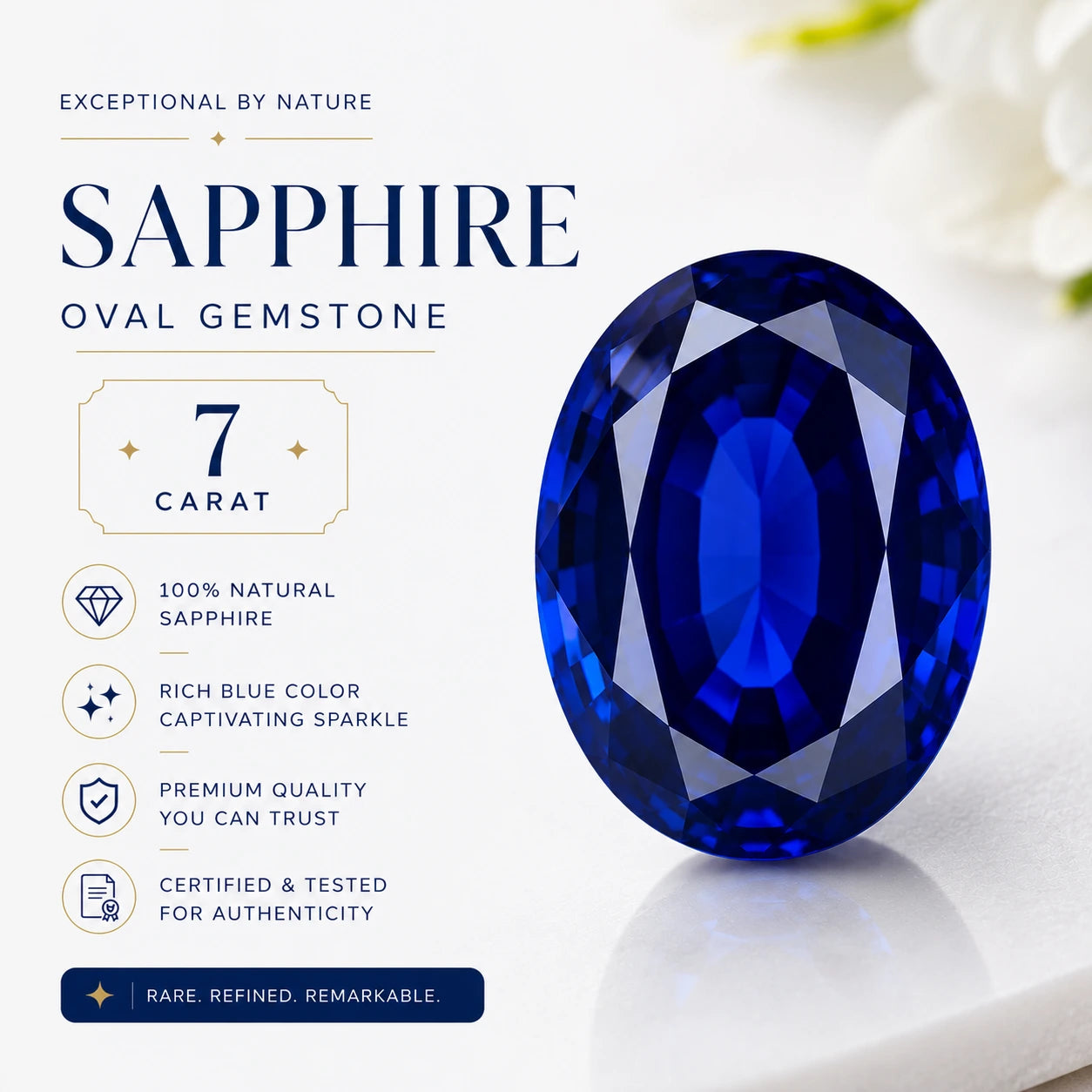 Blue Sapphire 7 Carat