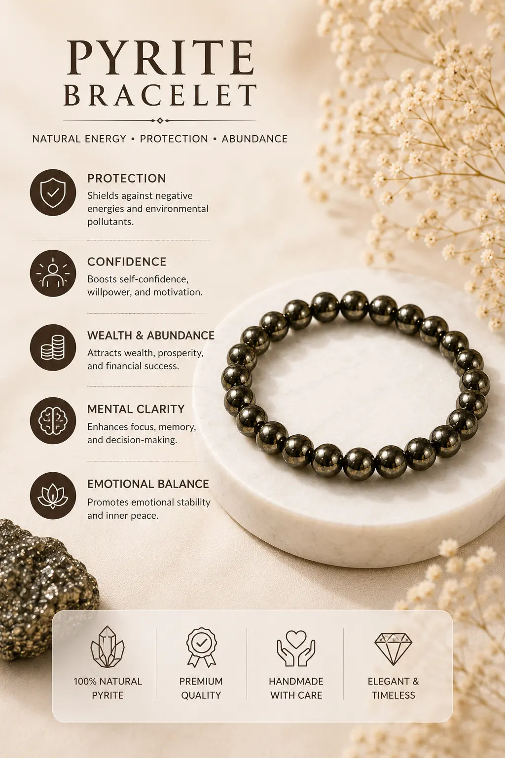 Pyrite Bracelet