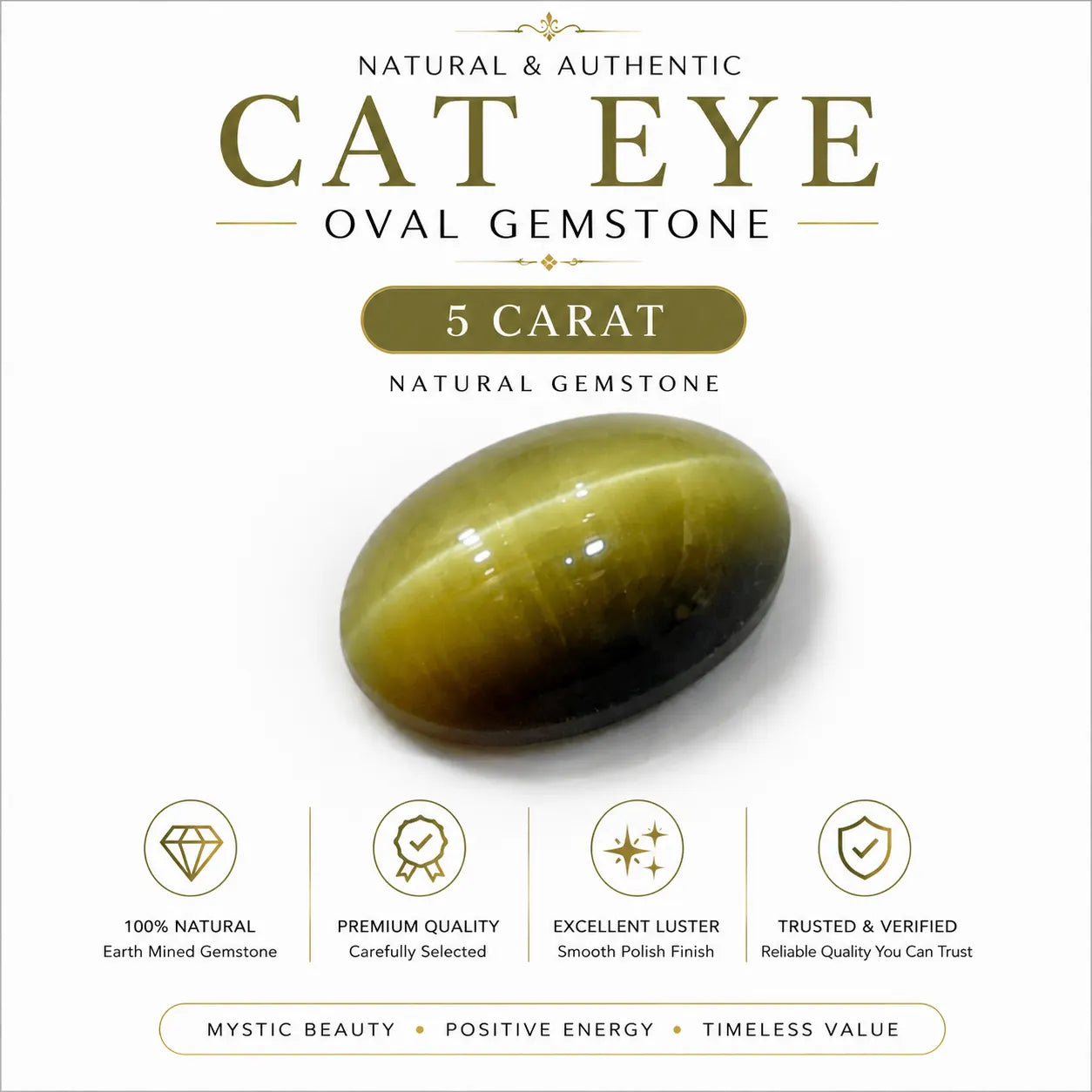 Cat Eye 5 Carat