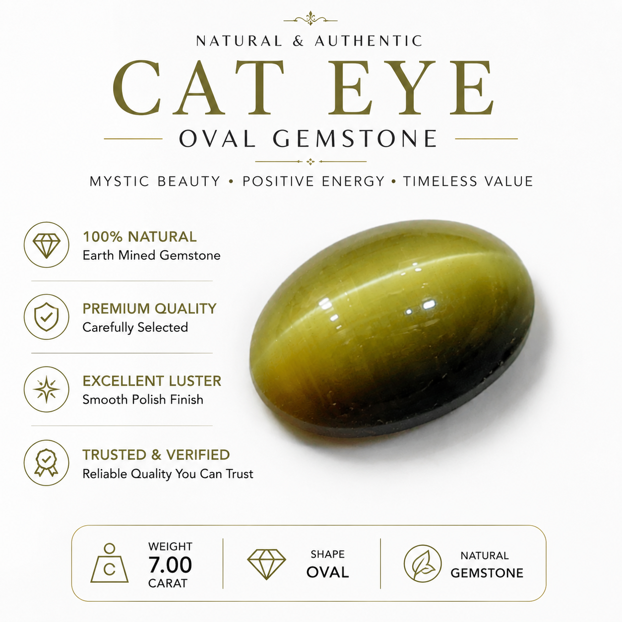 Cat Eye 7 Carat