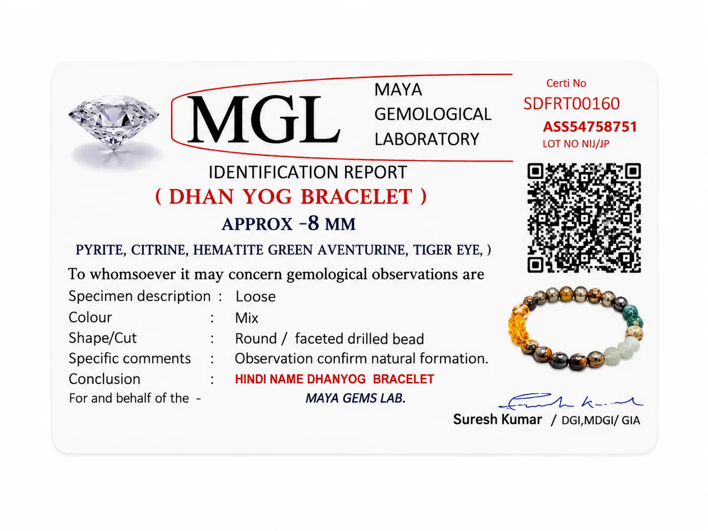 Dhan Yog Bracelet