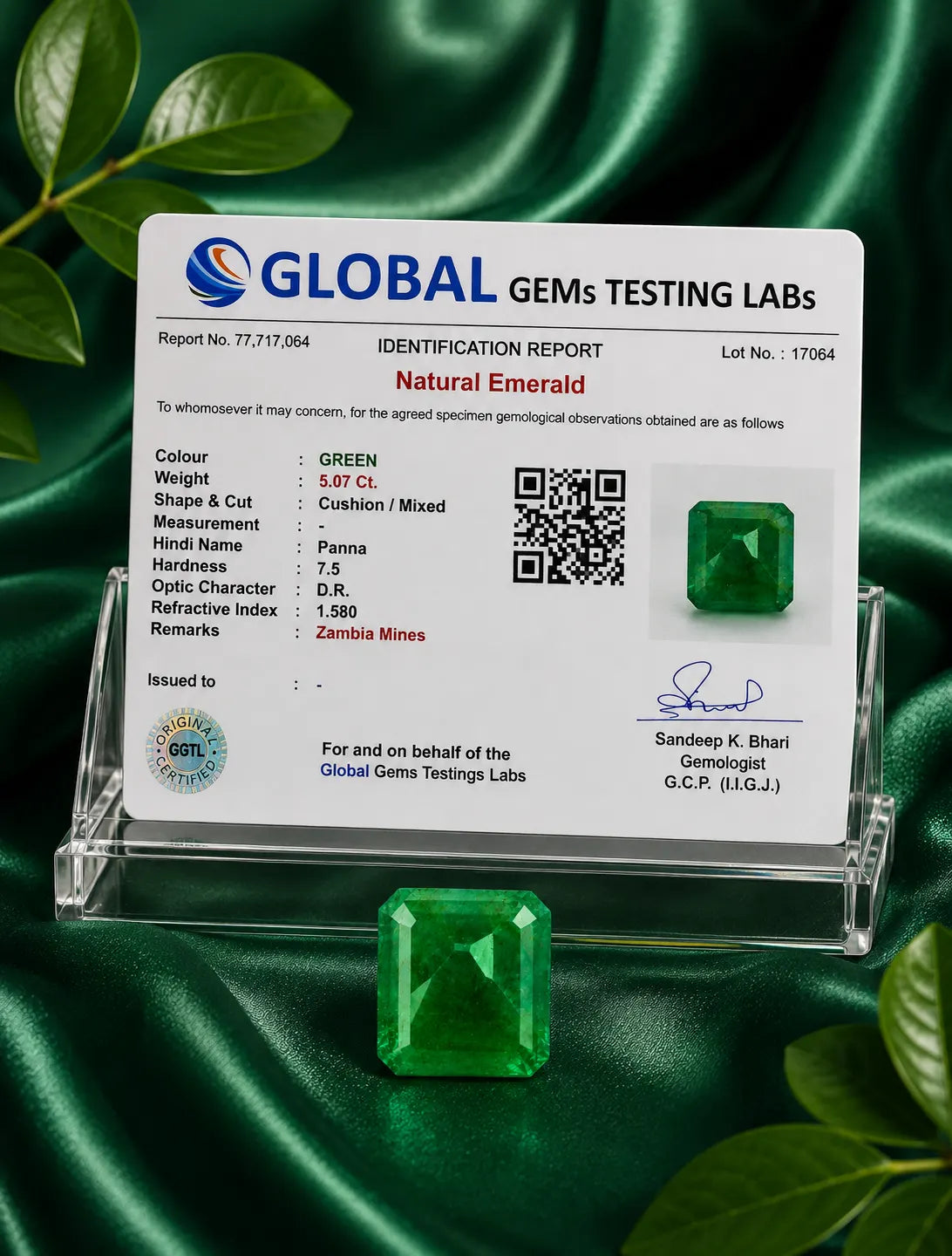 Emerald (Panna) 5.00 Ct