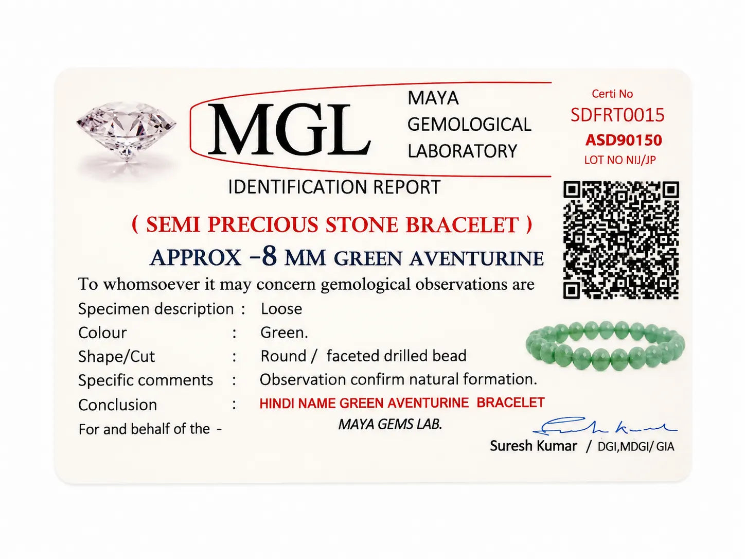 Green Aventurine Bracelet