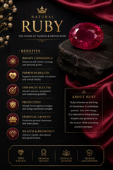 African Ruby (Manik) 4.99 Ct | GGTL Certified