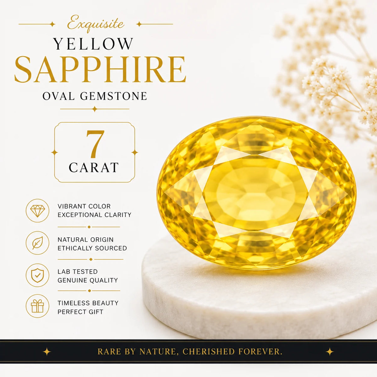 Yellow Sapphire 7 Carat